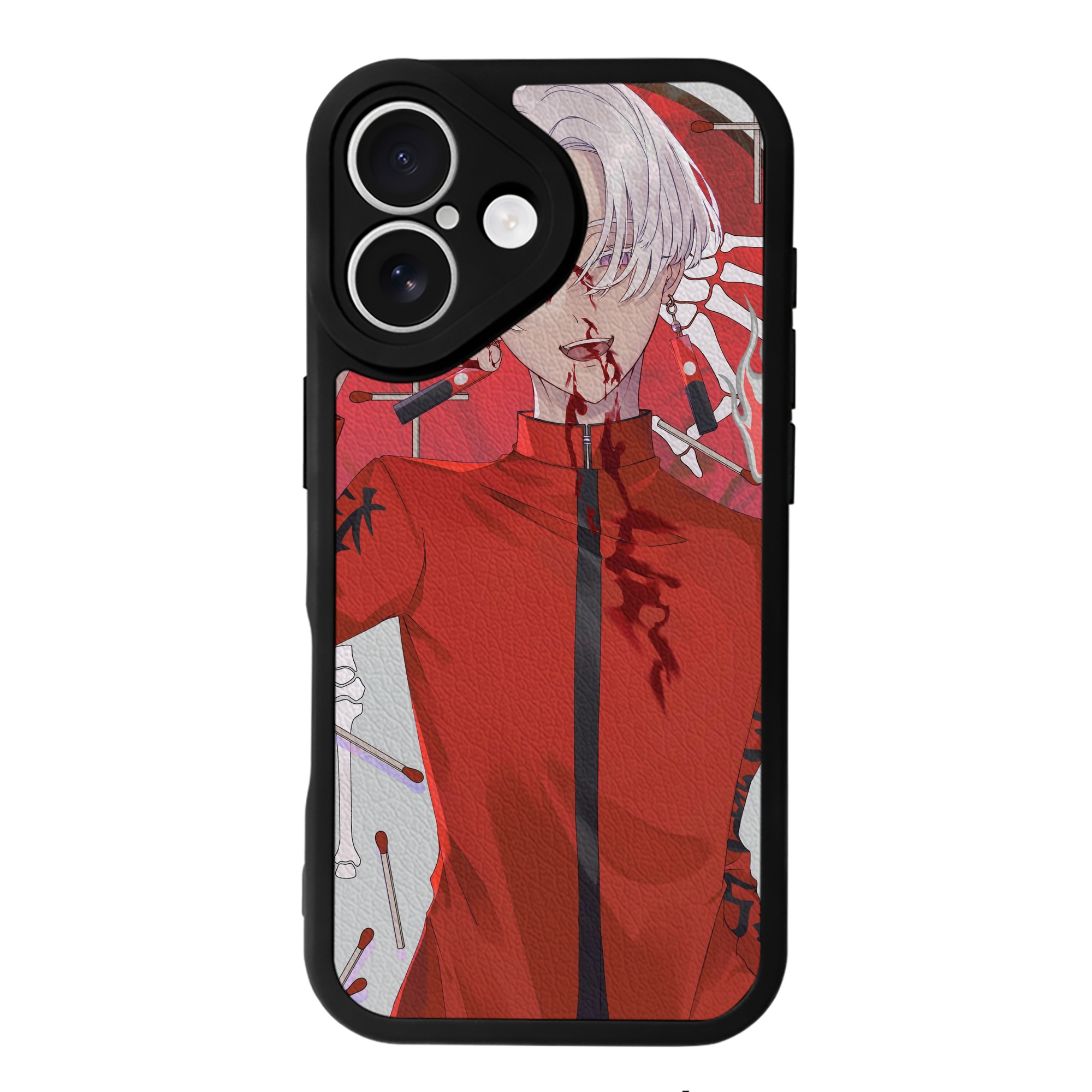 （画像用） 東京リベンジャーズ Tokyo Revengers 【iPhone 16シリーズ対応】シリコンスマホケース（レザー調） 材質：シリコン